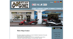 Desktop Screenshot of motoshopgomez.com